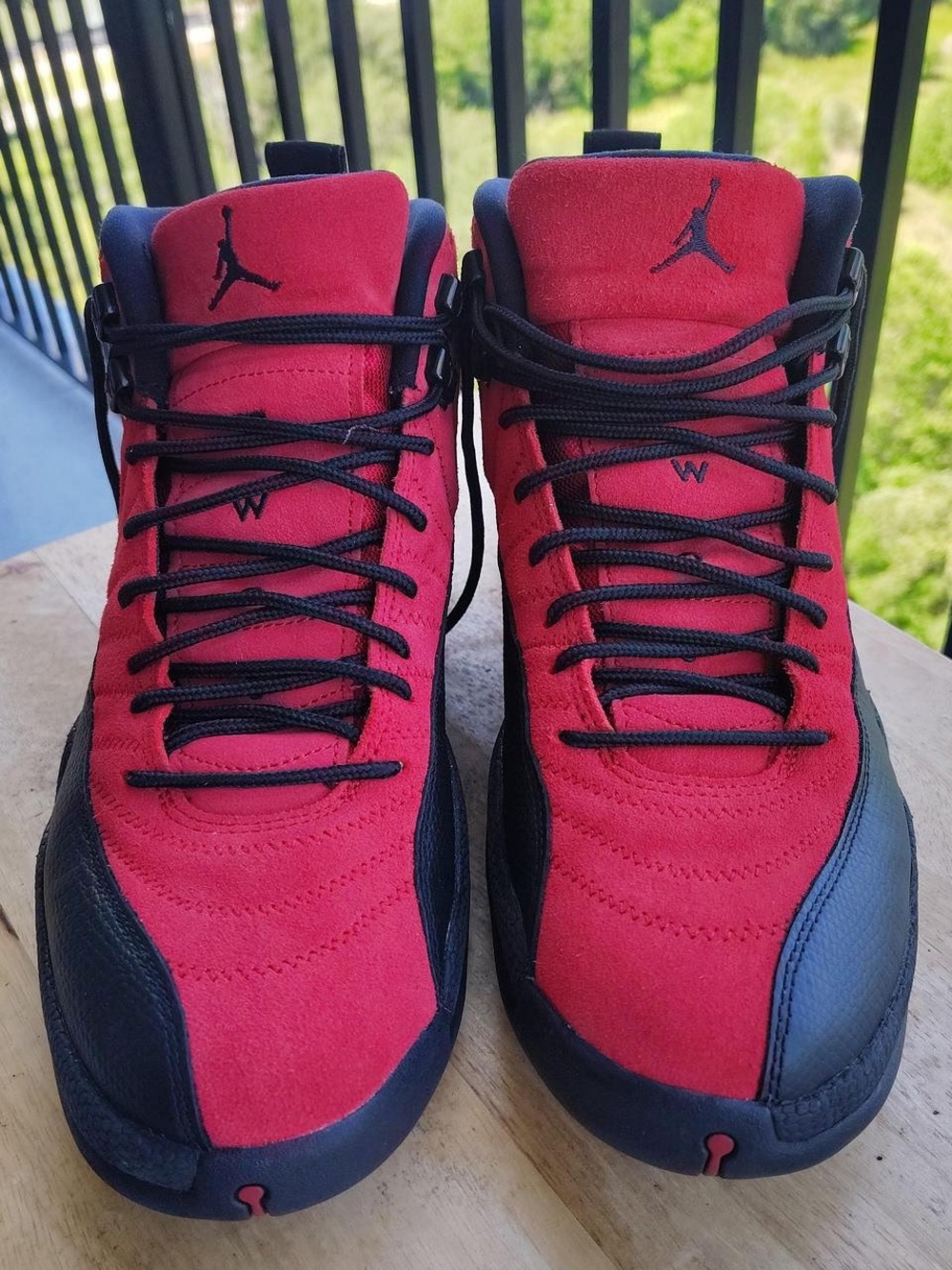 Jordan 12 Retro “Bred” Men's Red and Black High-Top Sneakers